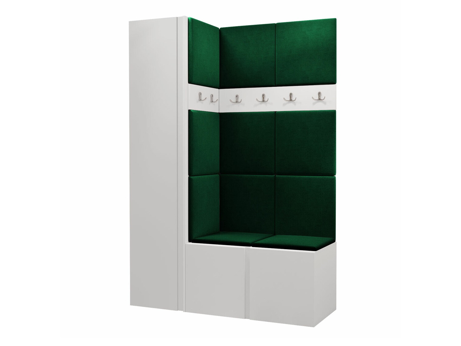 Set za hodnik Hartford 471 (Belo)