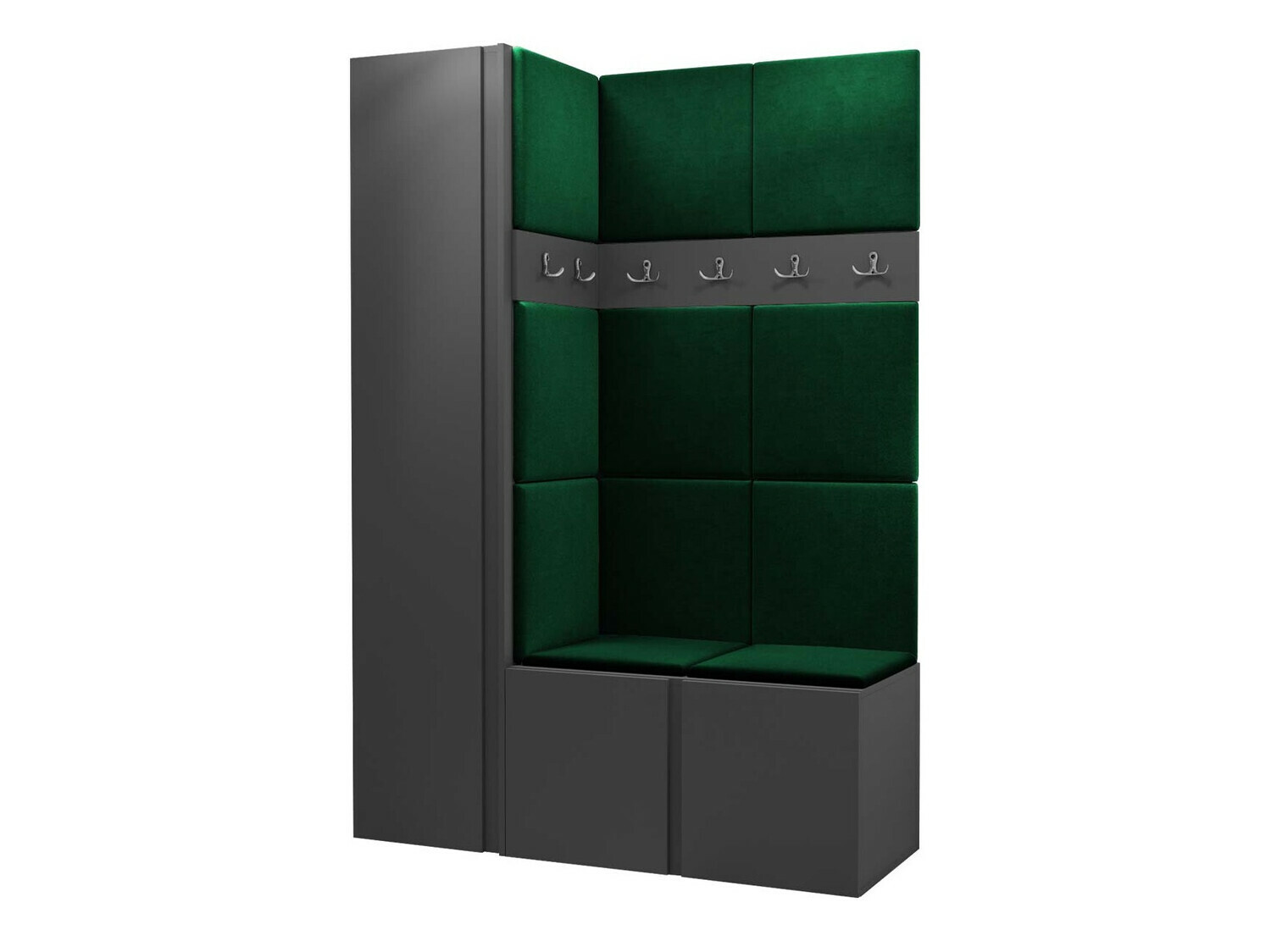 Set za hodnik Hartford 471 (Grafit)