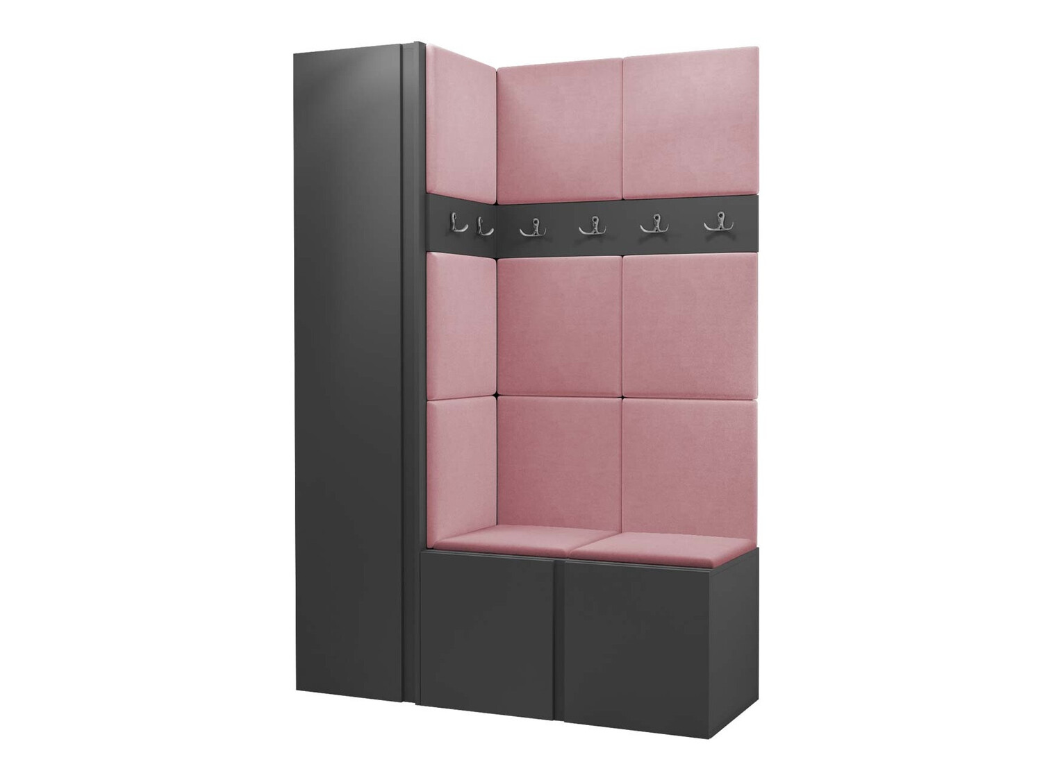 Set za hodnik Hartford 471 (Graphite)