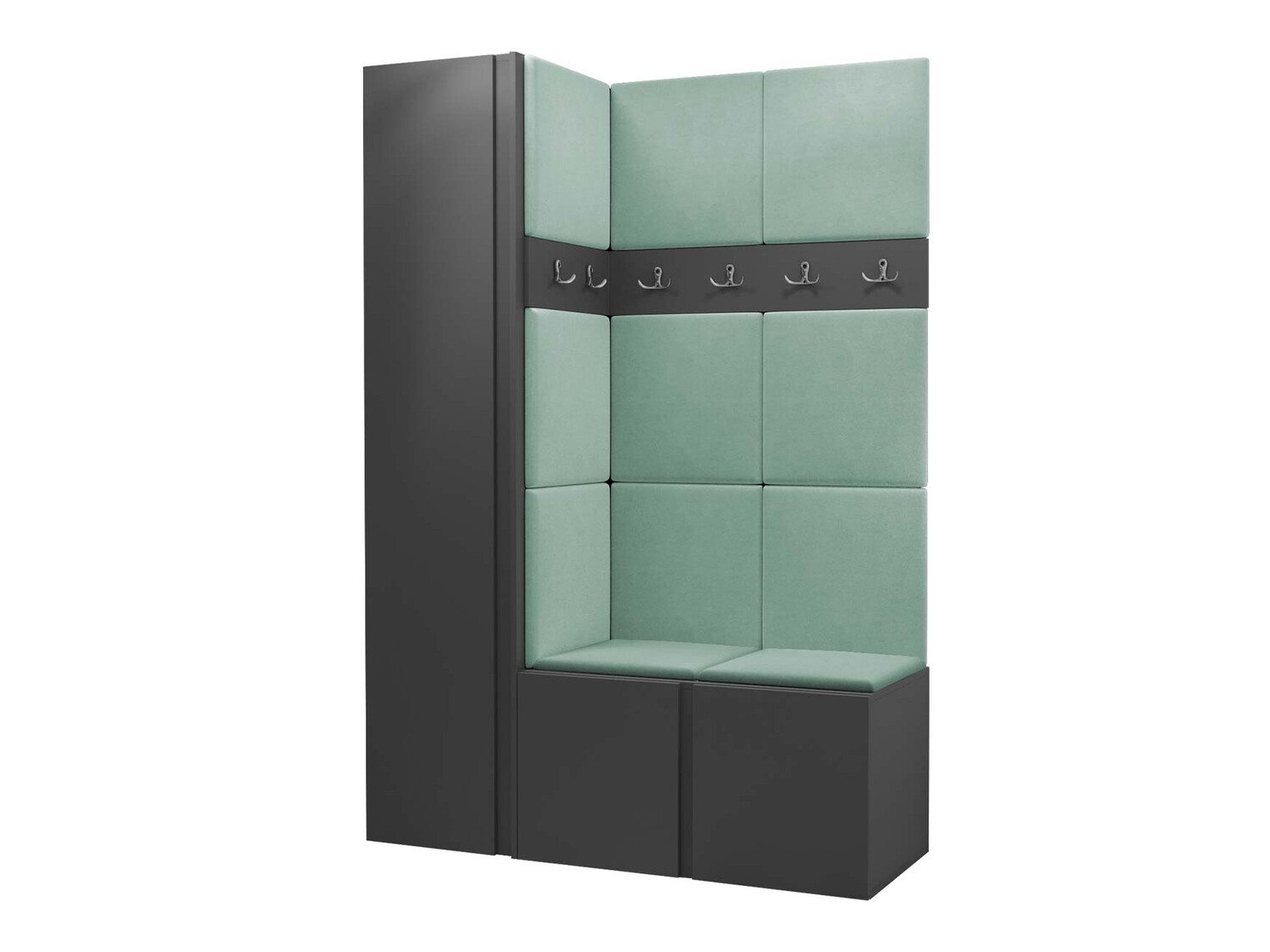 Set za hodnik Hartford 471 (Graphite)