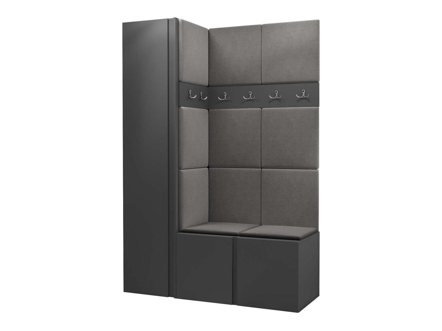 Set za hodnik Hartford 471 (Graphite)