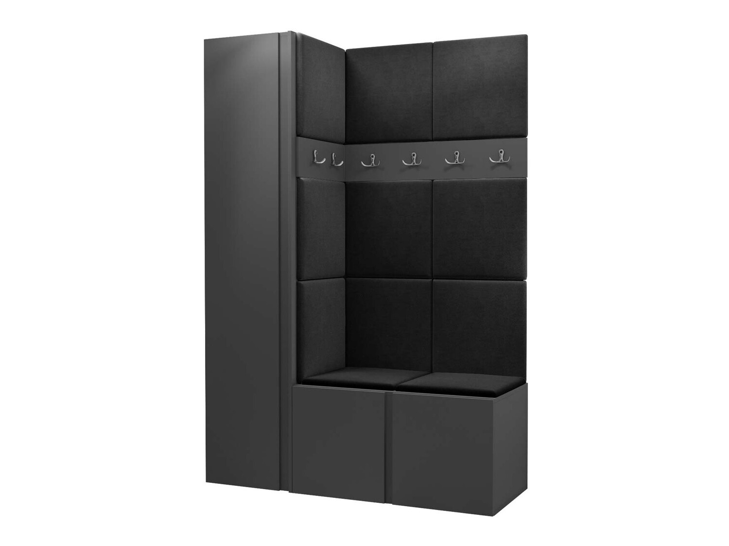 Set za hodnik Hartford 471 (Graphite)