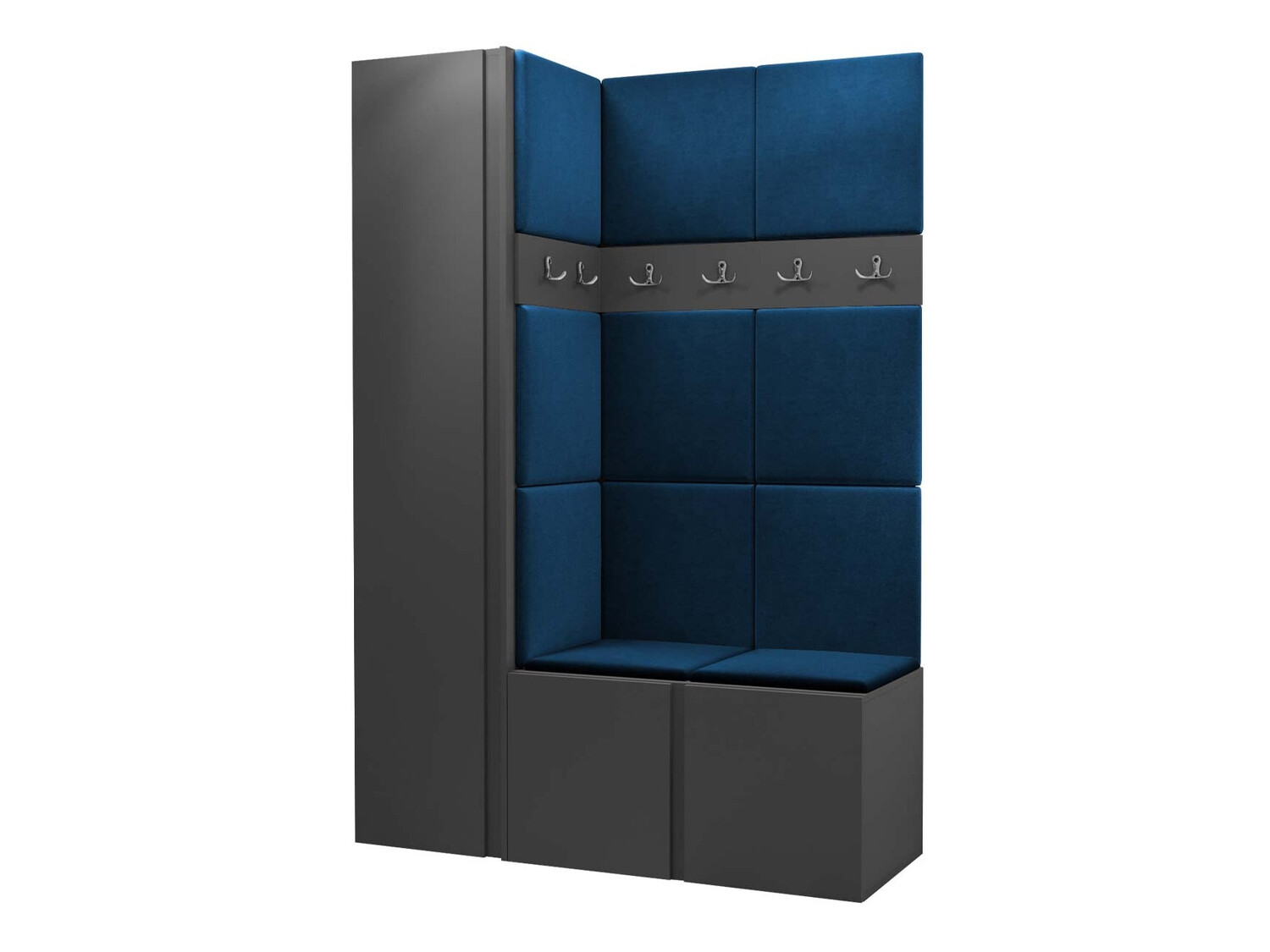 Set za hodnik Hartford 471 (Graphite)