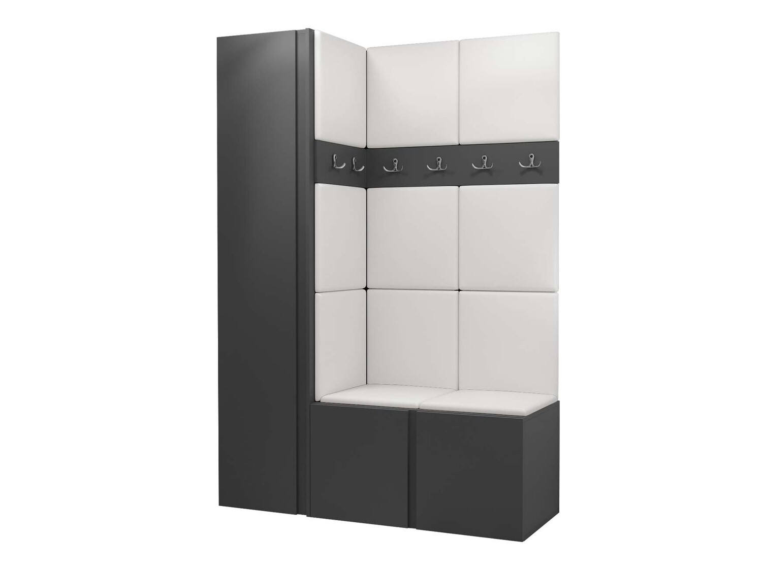 Set za hodnik Hartford 471 (Graphite)