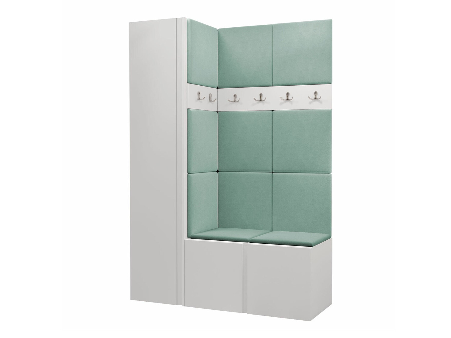 Set za hodnik Pinis IX (Belo)