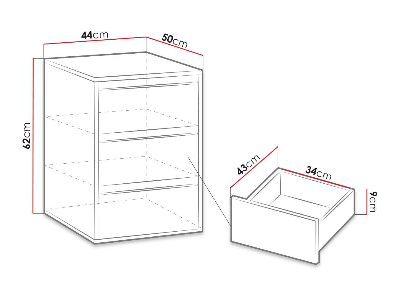 Pokretna kaseta Catromi 124 (Belo)
