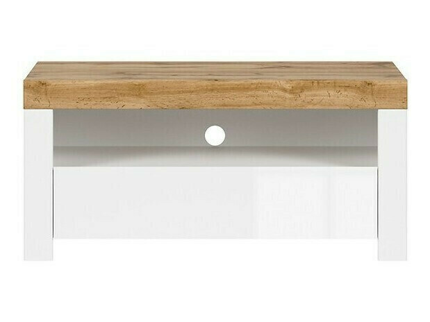 TV sto Sonsoru 107 (Belo + Sjajno belo + Вотан храст)