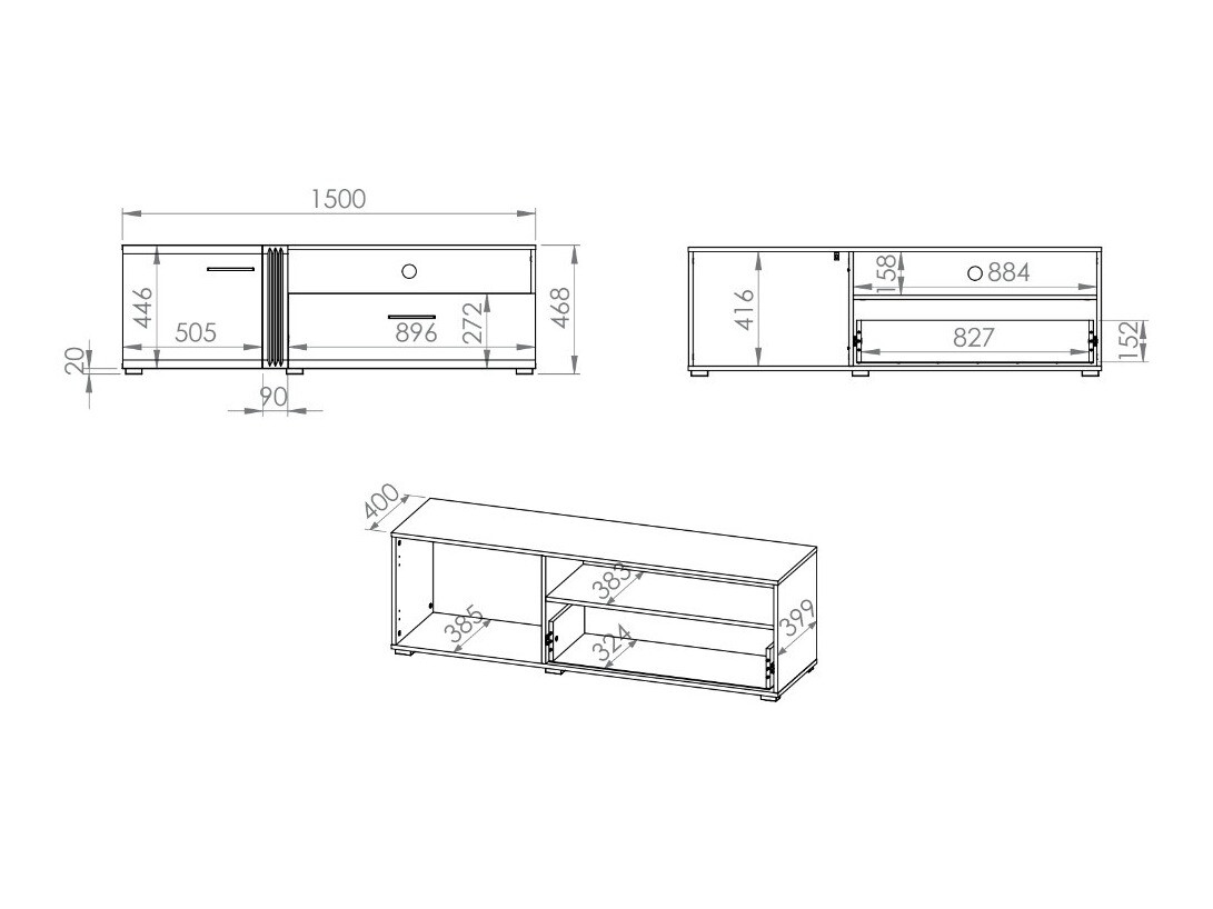 TV komoda Venleva 105