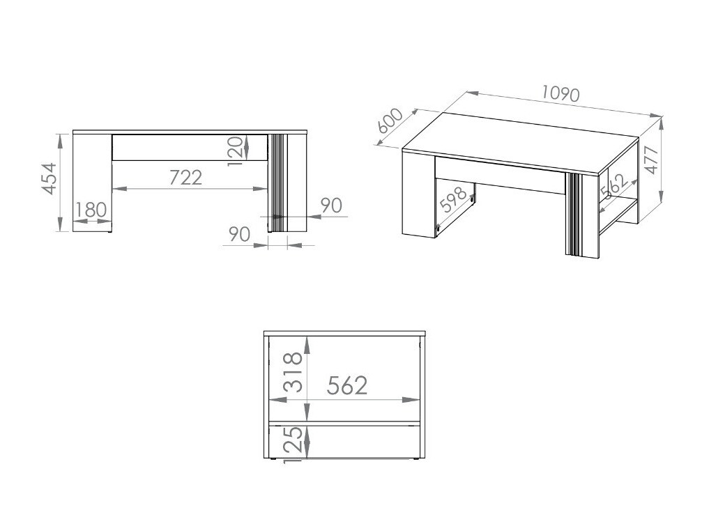 Stočić za kafu Venleva 108