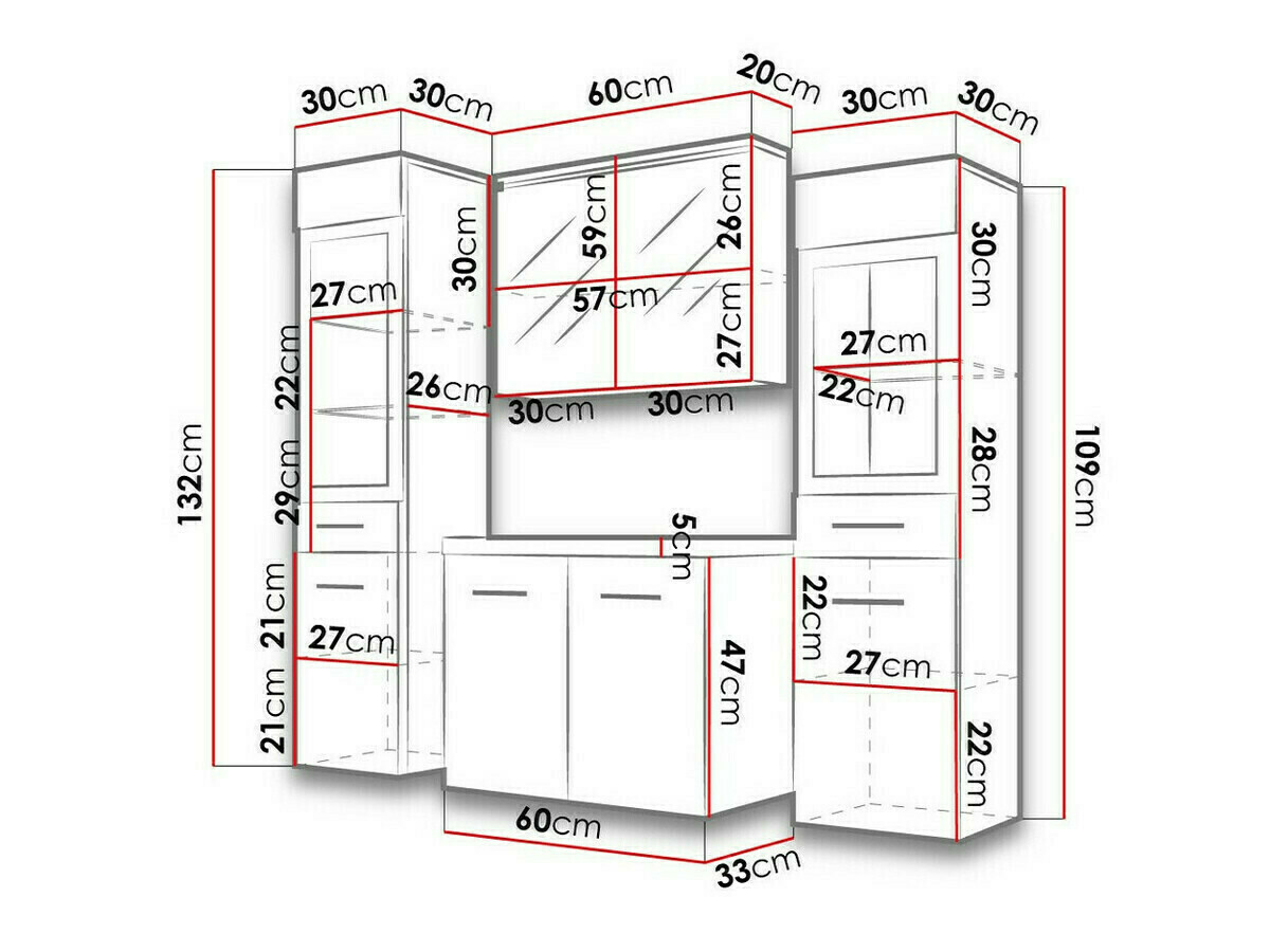 Set za kupatilo Sarasota 140 (Hrast San Remo)