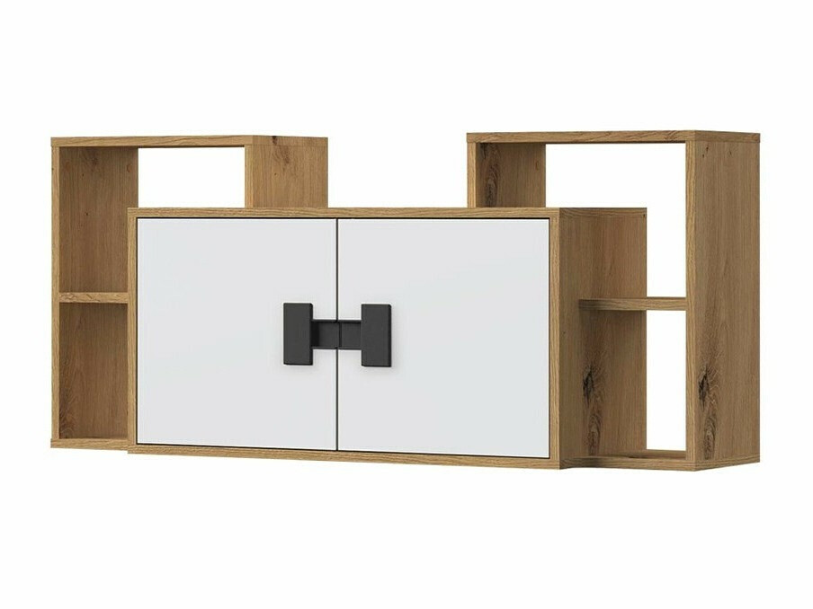 Zidni ormarić Florevi 107 (Mat belo + Artisan hrast)