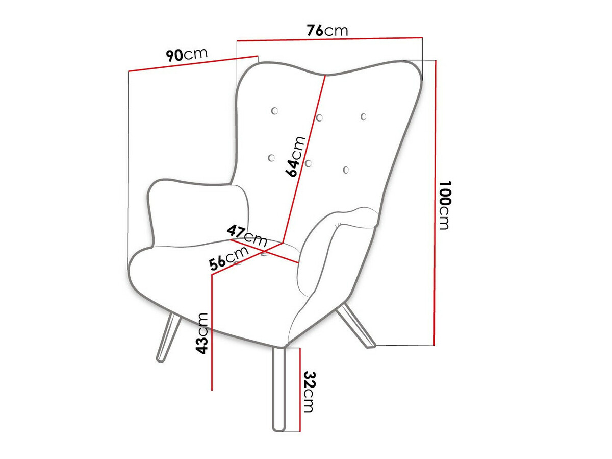 Fotelja Clovis 106 (Baloo 2073)