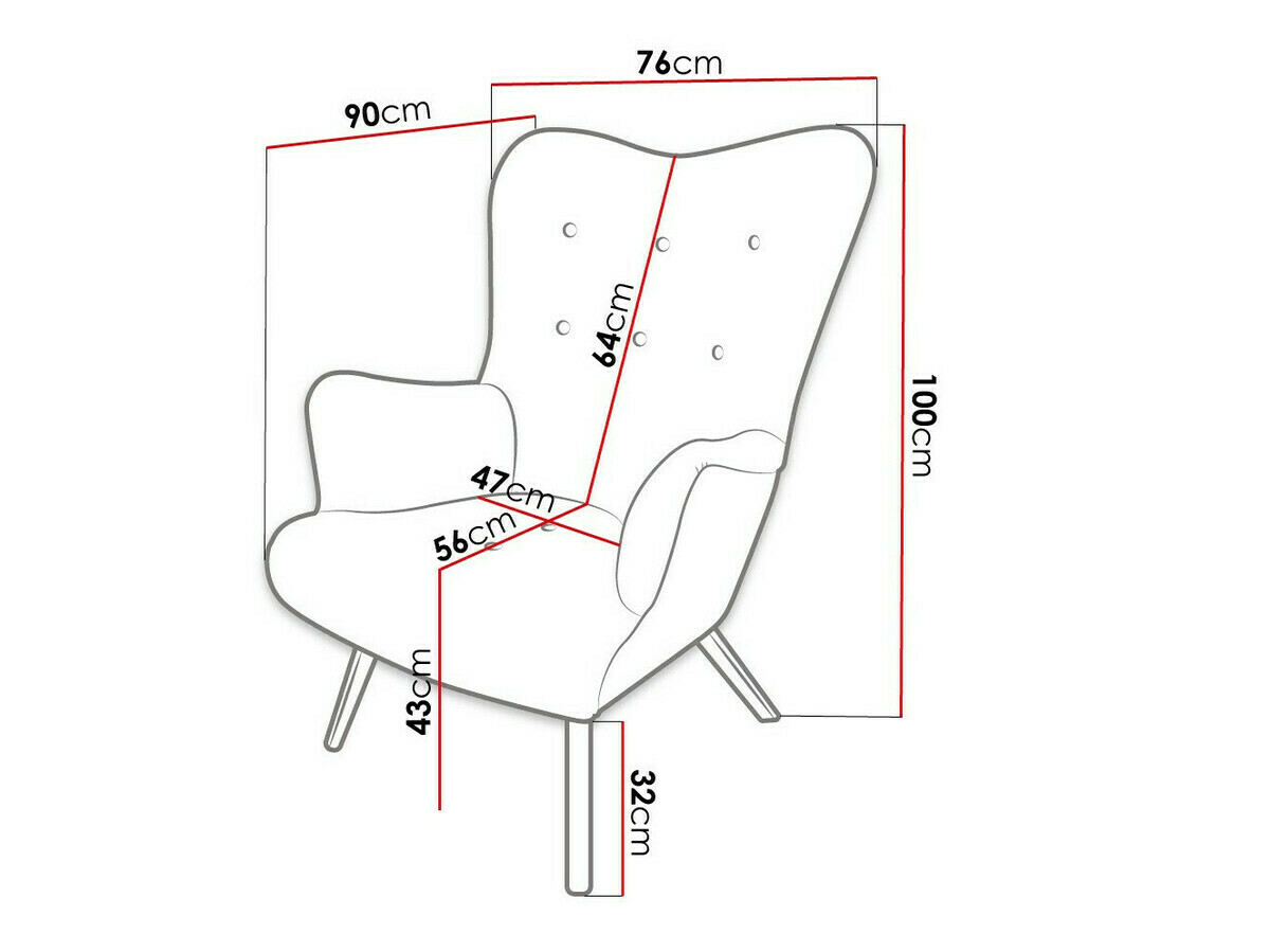Fotelja Clovis 106 (Baloo 2086)