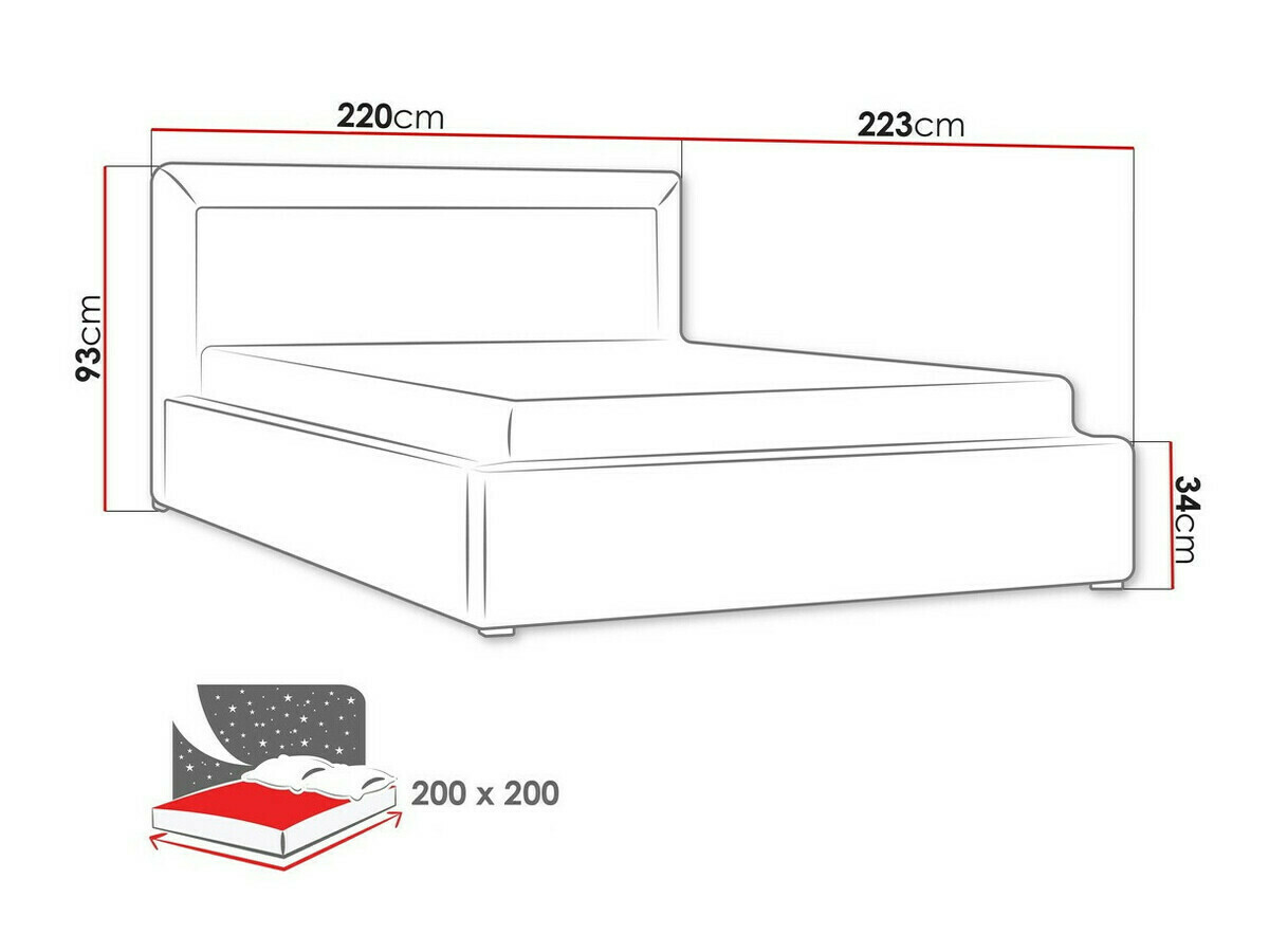 Krevet Pomona 100 (Malmo 13 378)