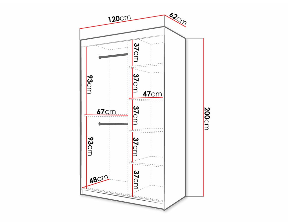 Ormar Hartford 309 (Belo + Crno)