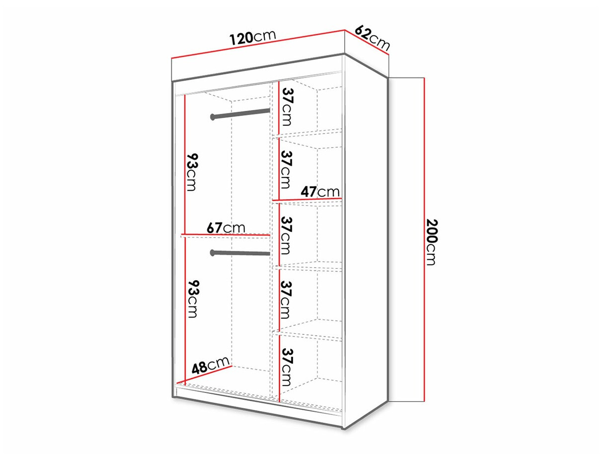 Ormar Hartford 309 (Crno + Zanatski hrast)