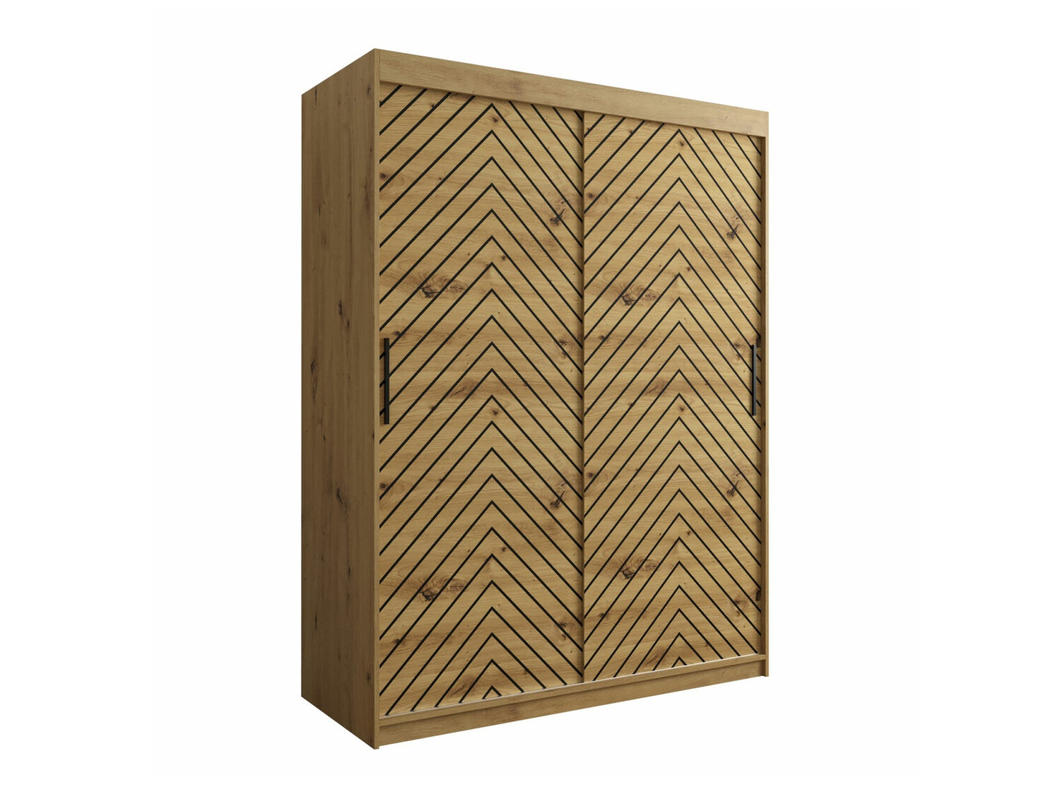 Ormar Hartford 310 (Artisan hrast + Crno)