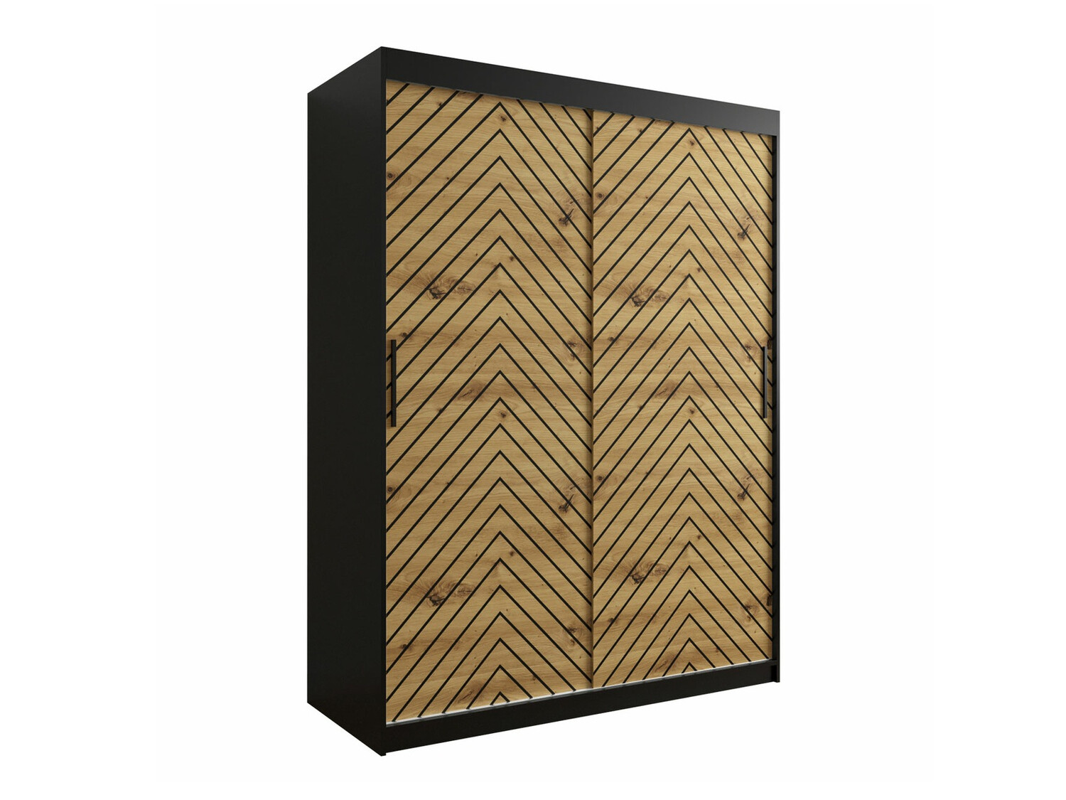 Ormar Hartford 310 (Crno + Artisan hrast)