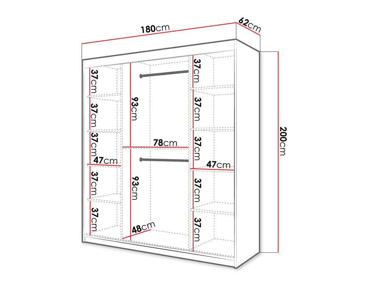 Ormar Hartford 313 (Belo + Crno)