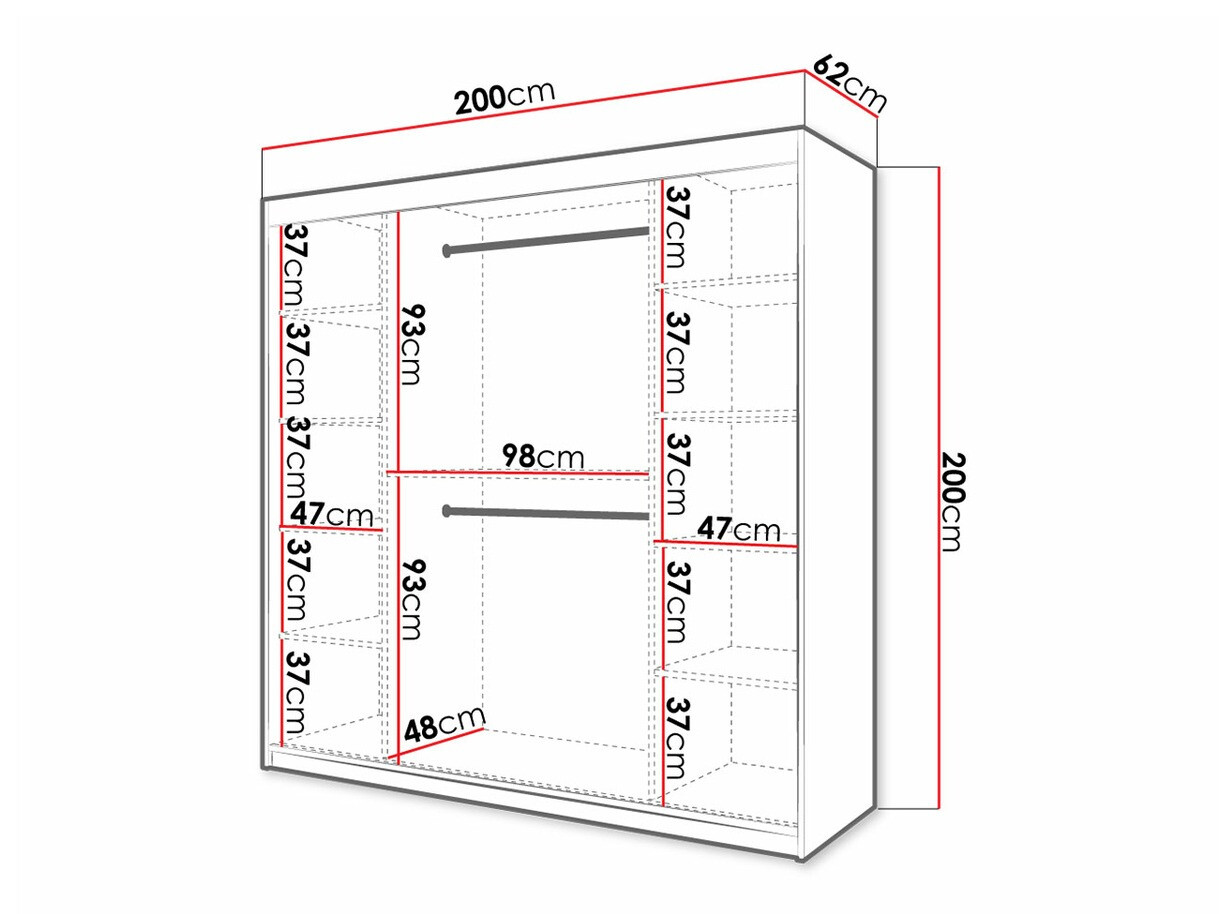 Ormar Hartford 314 (Belo + Crno)