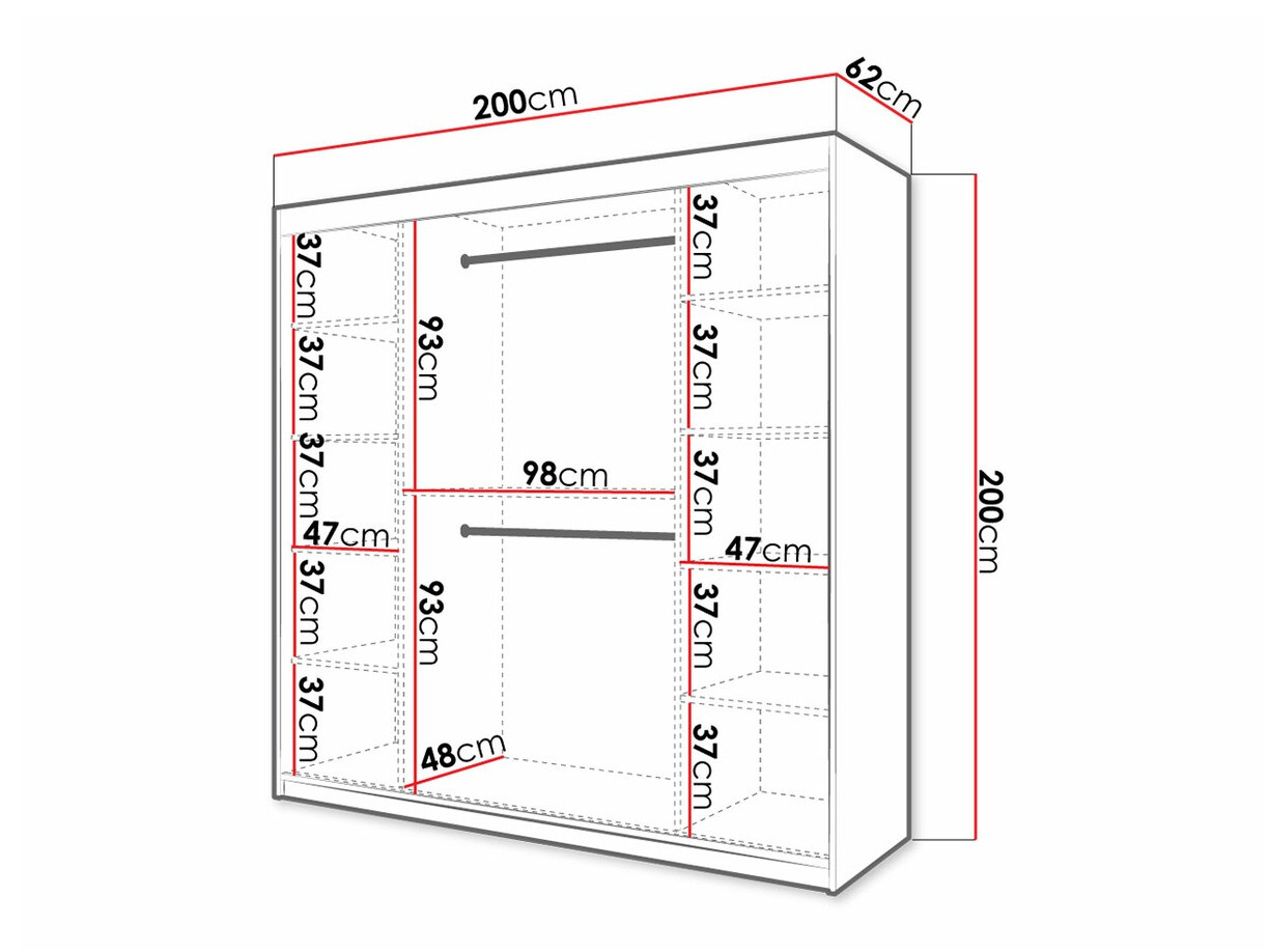 Ormar Hartford 315 (Belo + Crno)
