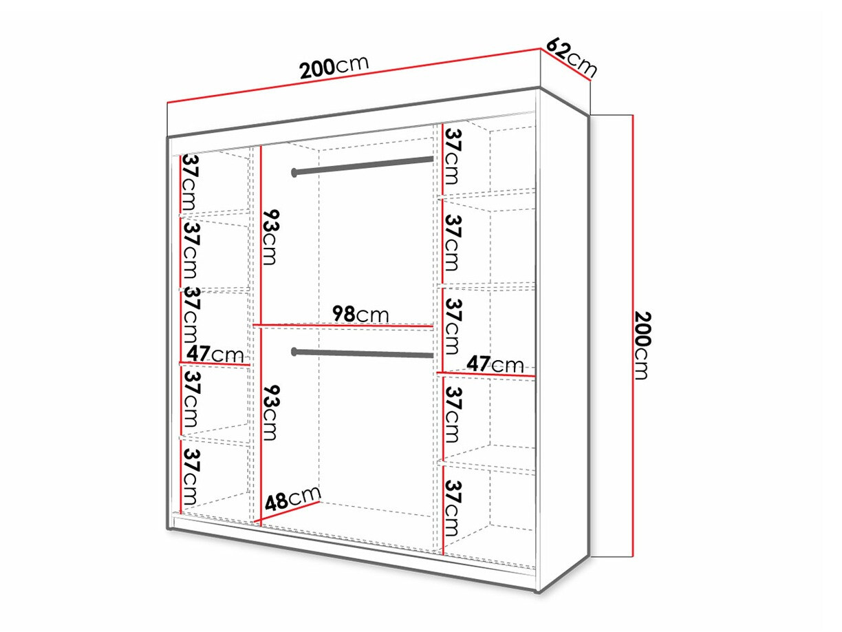 Ormar Hartford 315 (Crno + Zanatski hrast)