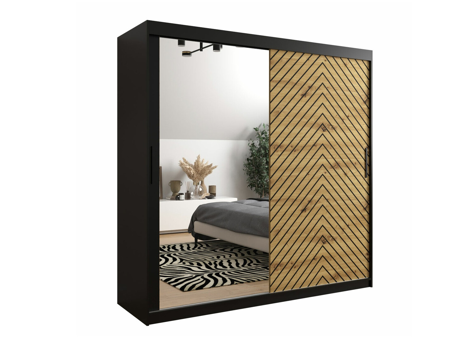 Ormar Hartford 315 (Crno + Zanatski hrast)