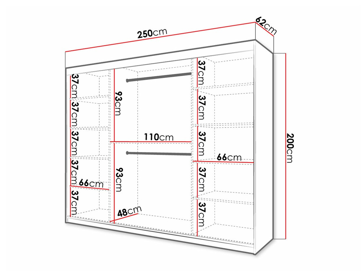 Ormar Hartford 316 (Belo + Crno)