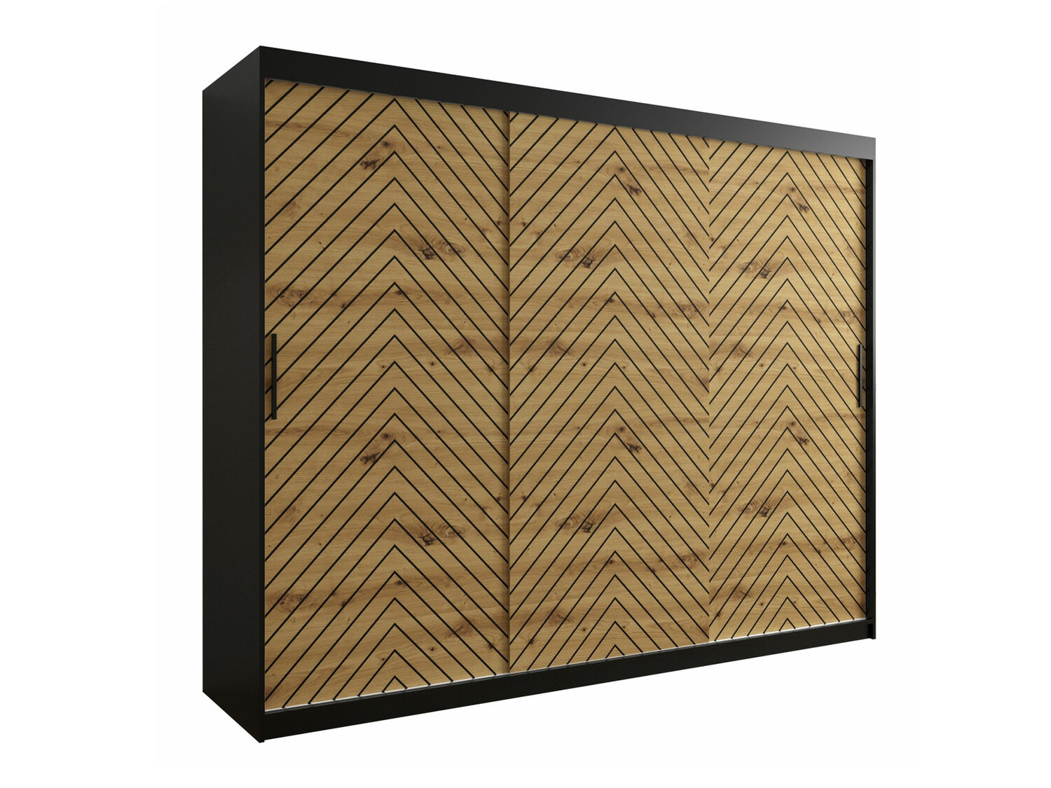 Ormar Hartford 316 (Crno + Artisan hrast)