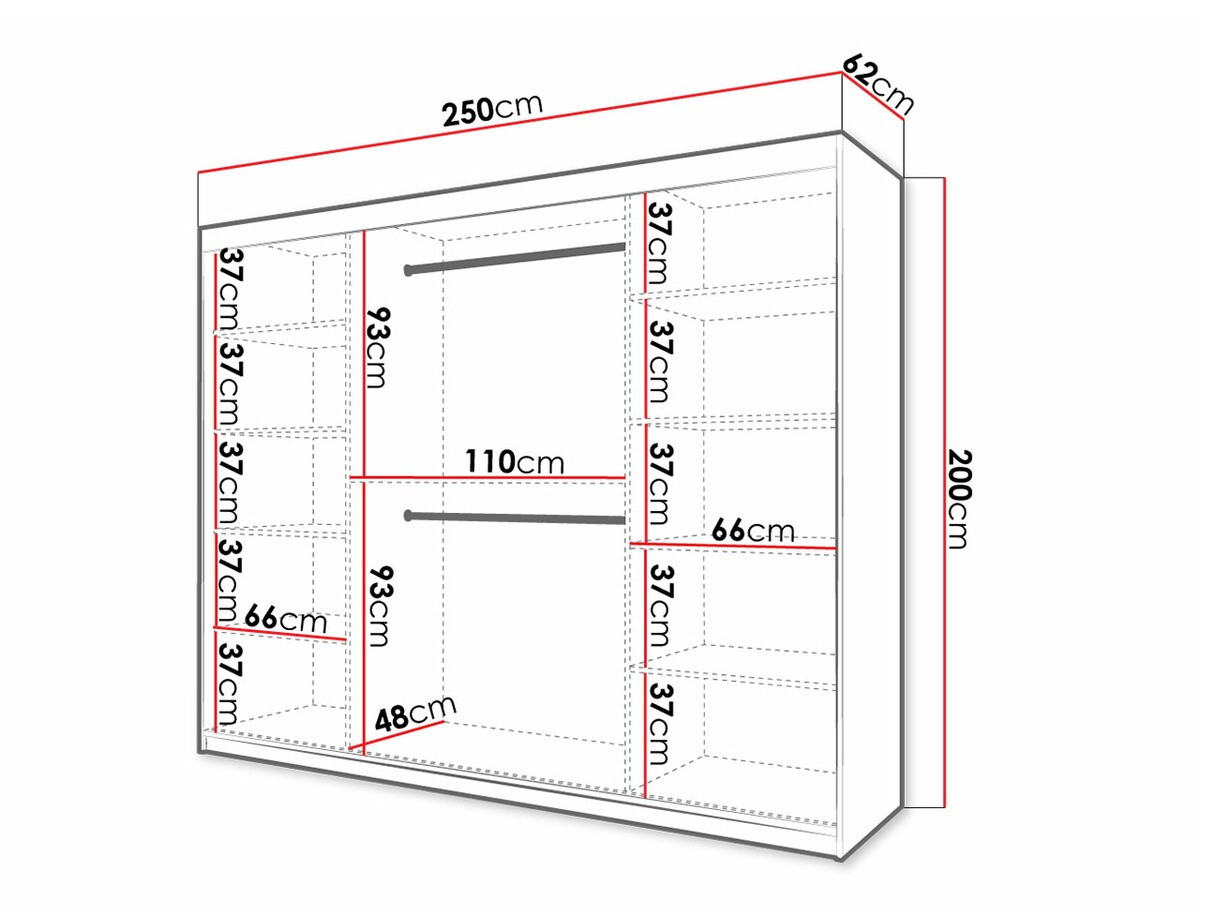 Ormar Hartford 317 (Crno + Zanatski hrast)