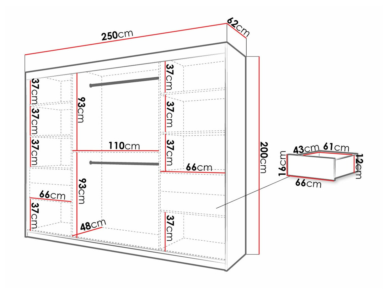 Ormar Hartford 317 (Crno + Zanatski hrast)