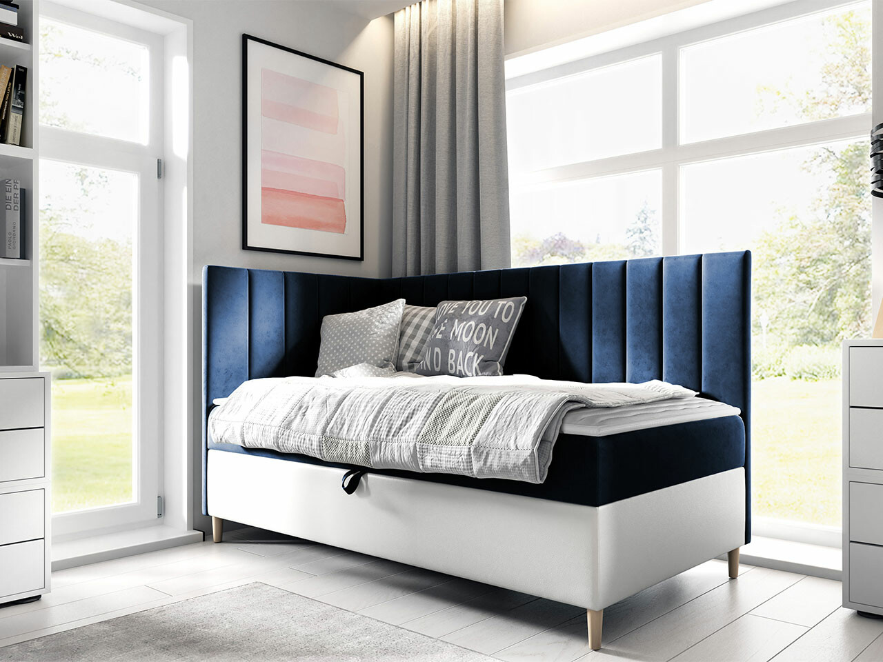 Boxspring krevet Lucus (Soft 017 + Fresh 11)