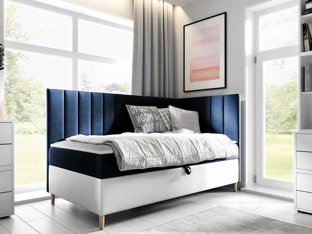 Boxspring krevet Lucus (Soft 017 + Fresh 11)