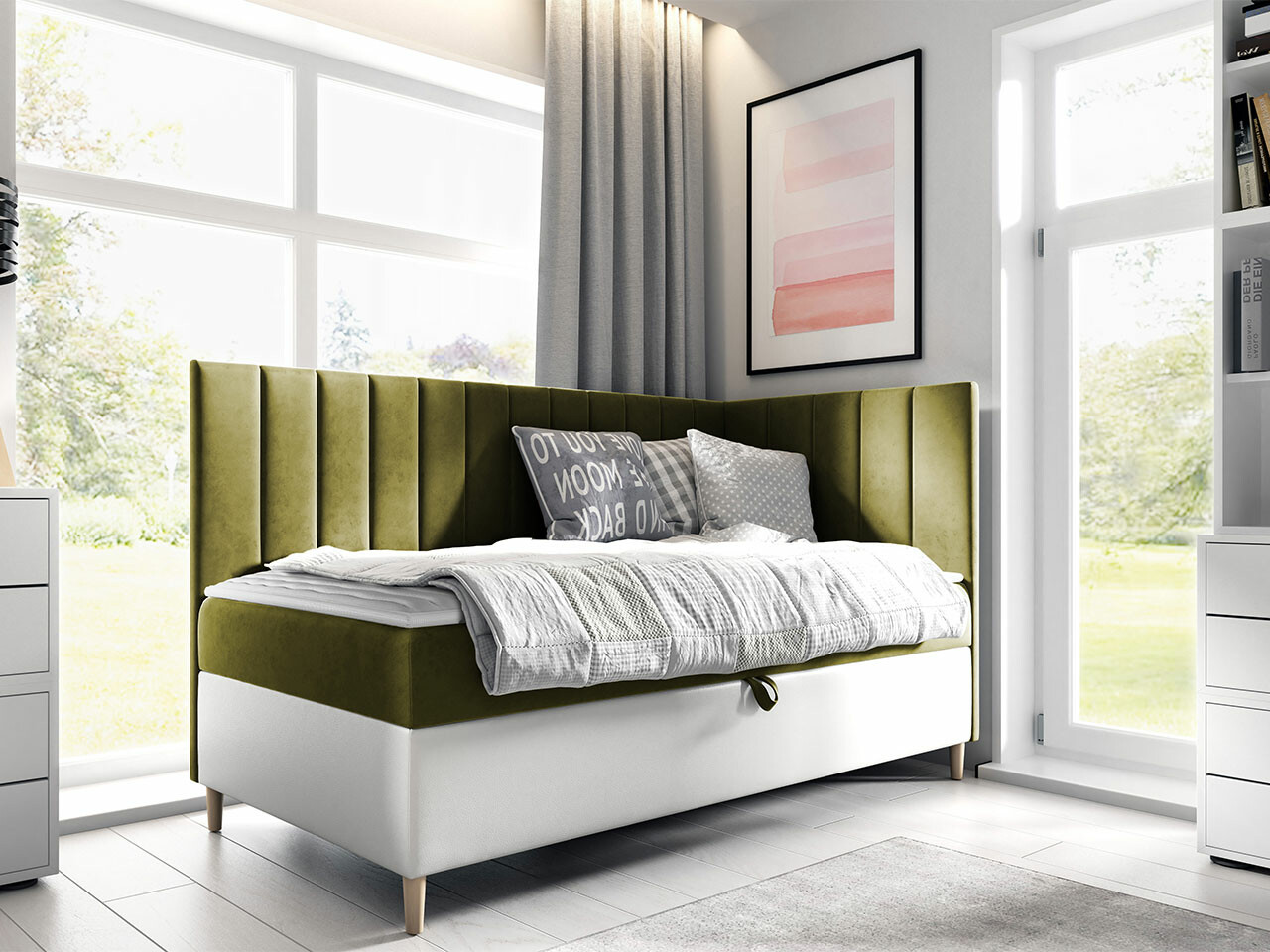 Boxspring krevet Lucus (Soft 017 + Fresh 12)