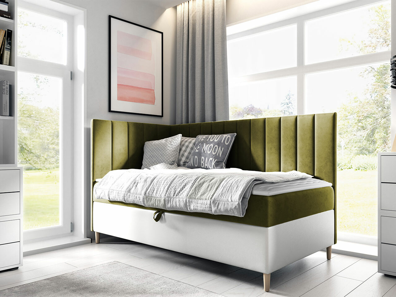 Boxspring krevet Lucus (Soft 017 + Fresh 12)