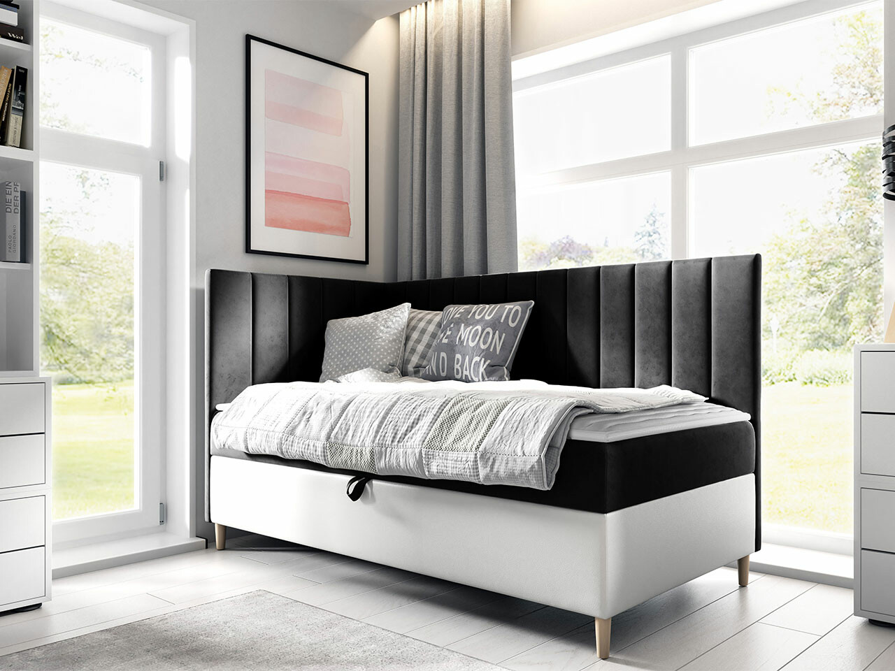 Boxspring krevet Lucus (Soft 017 + Fresh 17)