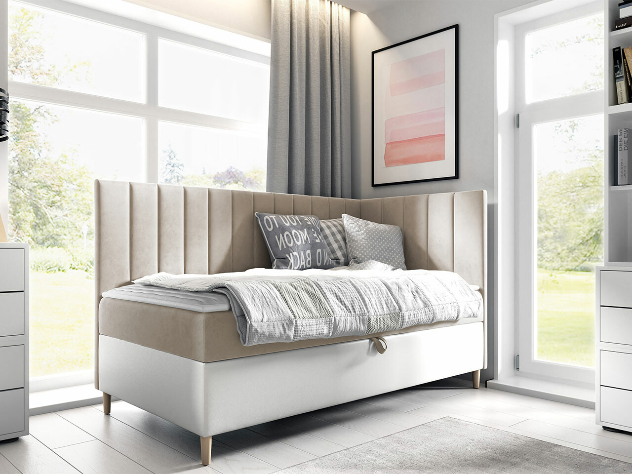 Boxspring krevet Lucus (Soft 017 + Fresh 1)