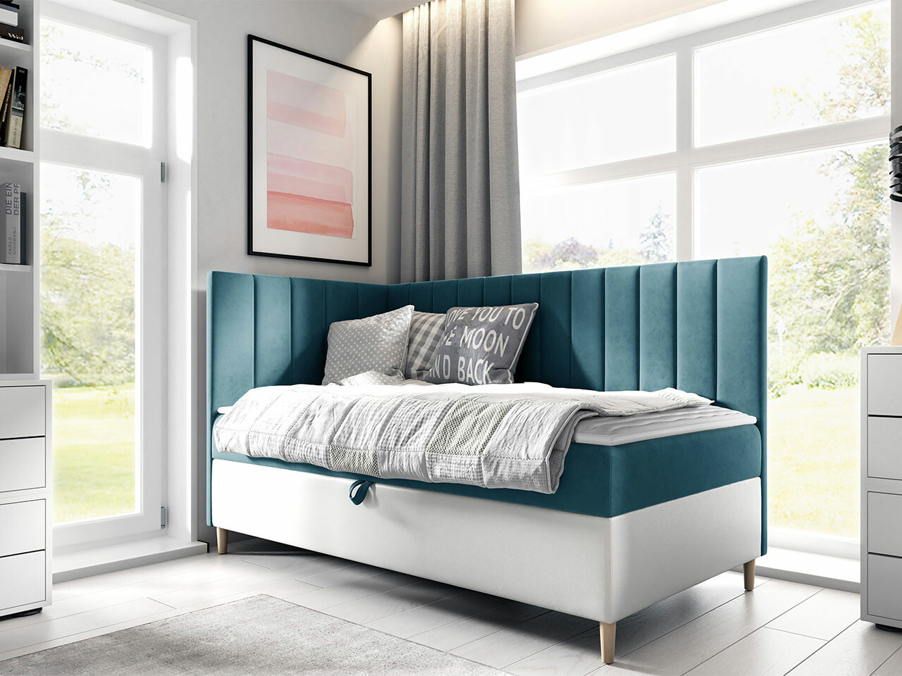 Boxspring krevet Lucus (Soft 017 + Fresh 34)