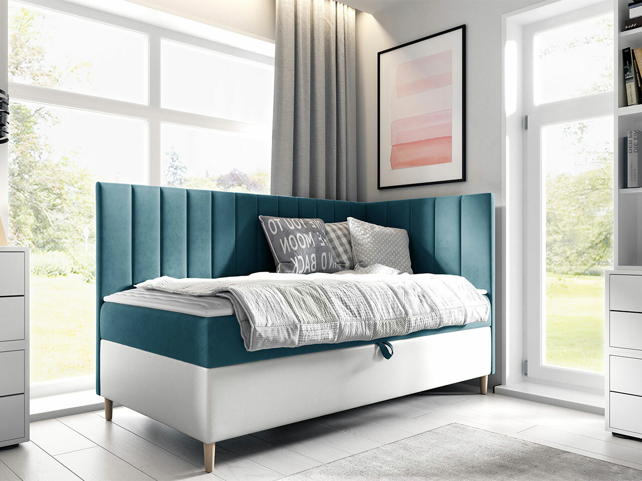 Boxspring krevet Lucus (Soft 017 + Fresh 34)