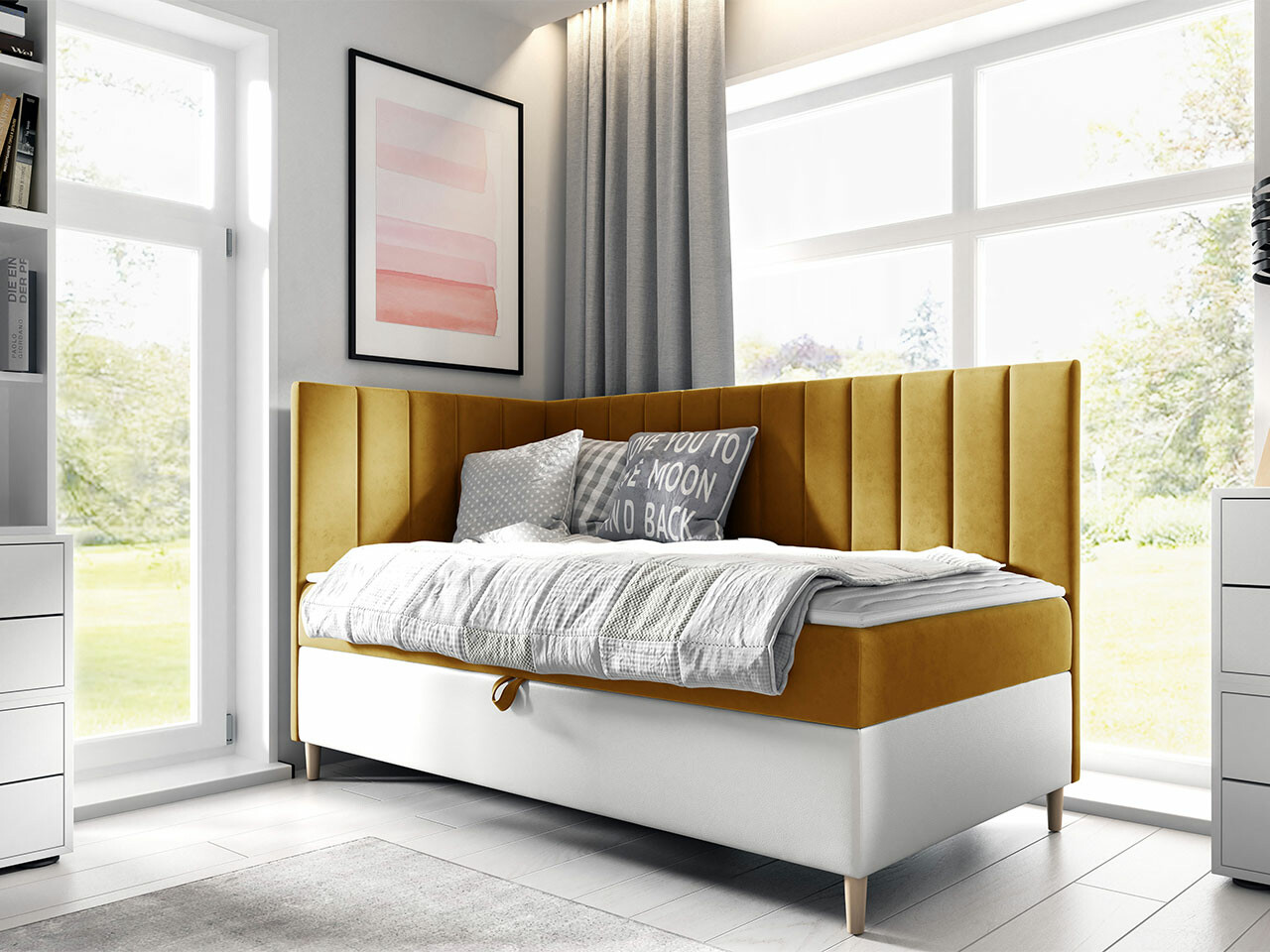 Boxspring krevet Lucus (Soft 017 + Fresh 37)