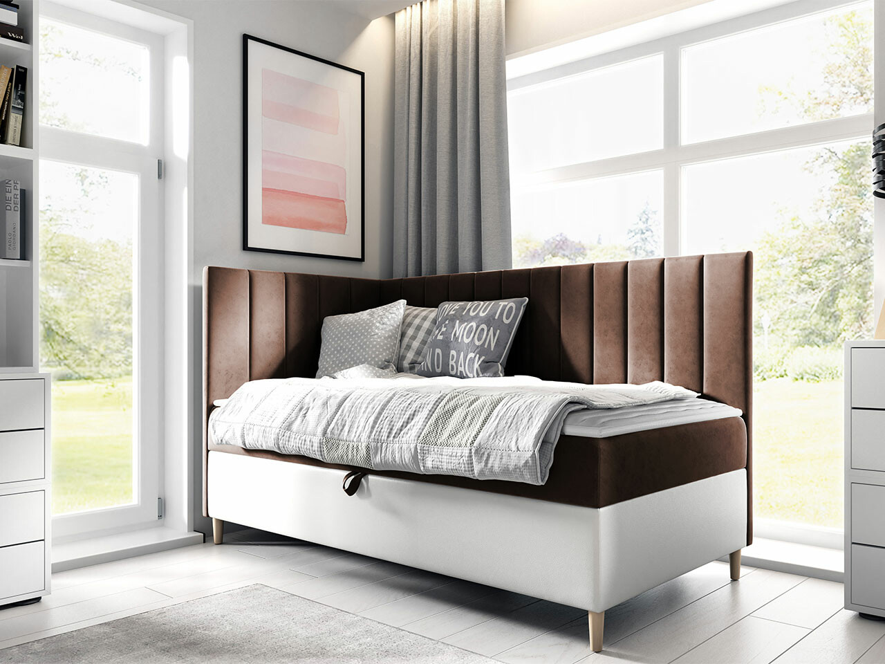 Boxspring krevet Lucus (Soft 017 + Fresh 4)