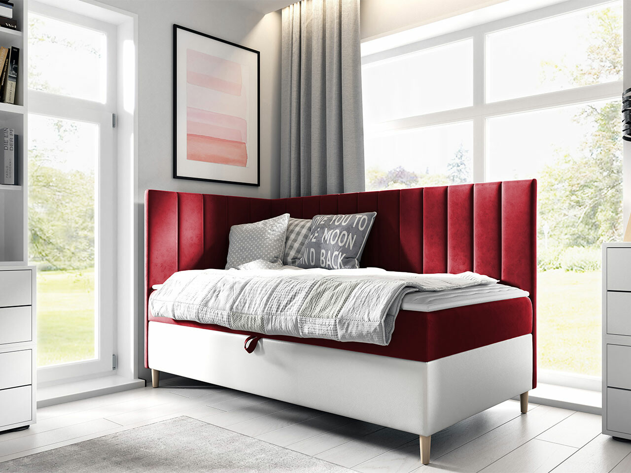 Boxspring krevet Lucus (Soft 017 + Fresh 8)
