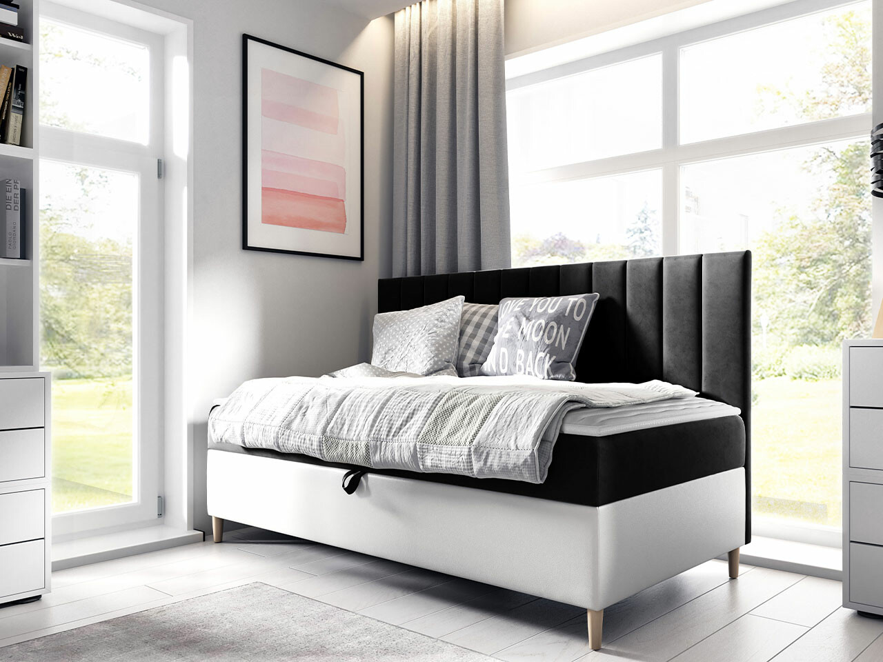 Boxspring krevet Lucus I (Soft 017 + Fresh 17)