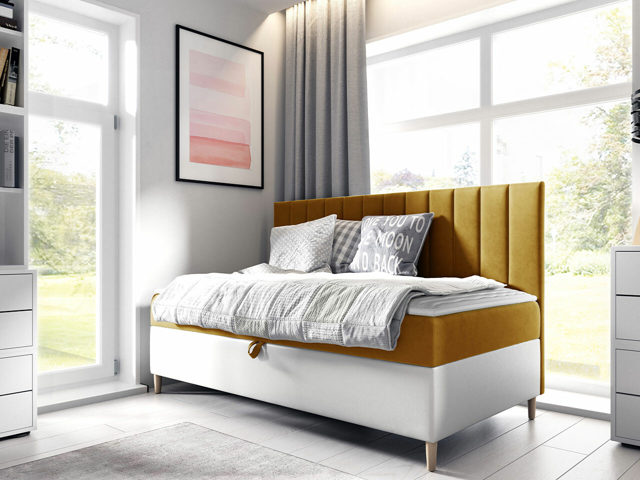 Boxspring krevet Lucus I (Soft 017 + Fresh 37)