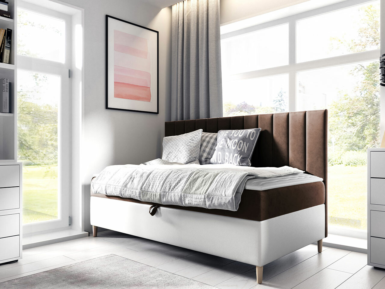 Boxspring krevet Lucus I (Soft 017 + Fresh 4)