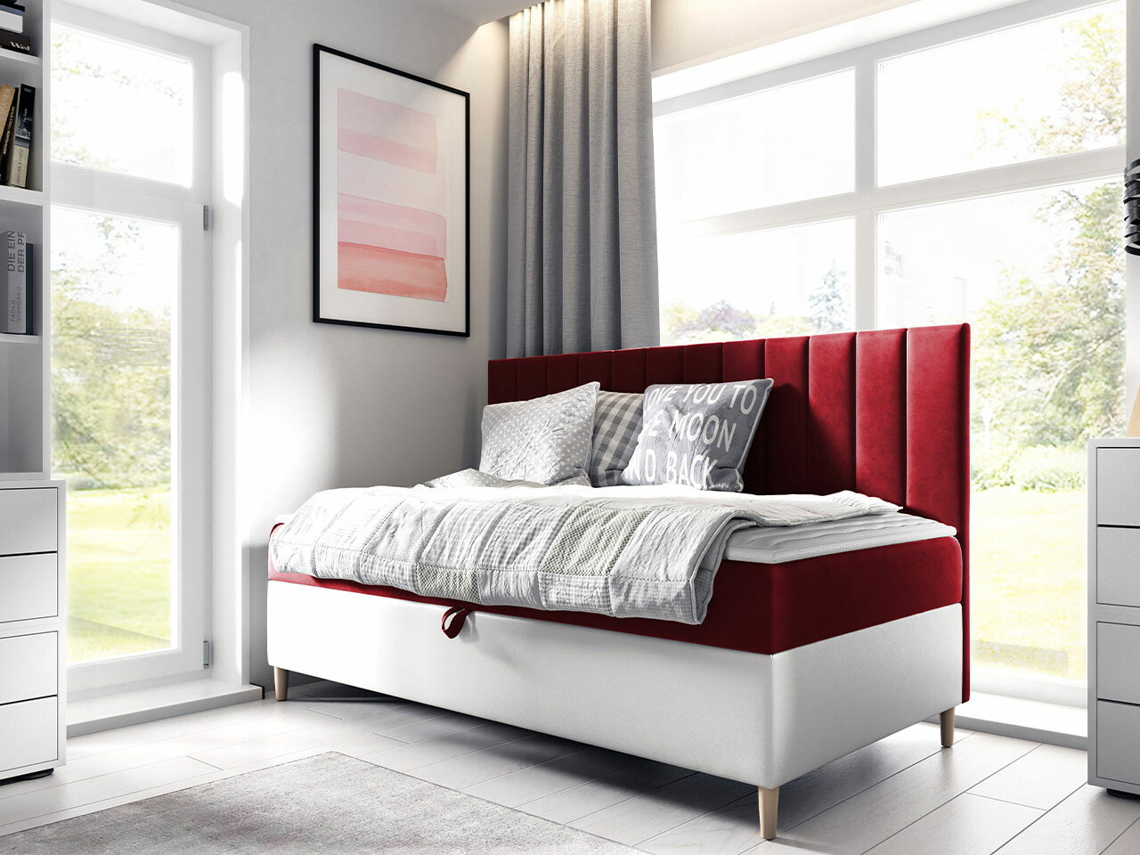 Boxspring krevet Lucus I (Soft 017 + Fresh 8)