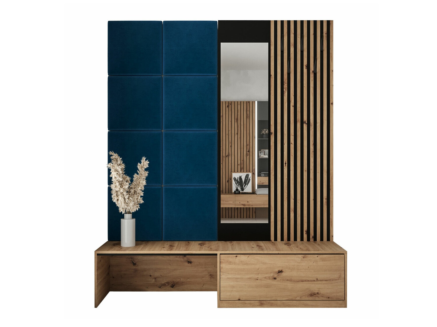 Set za hodnik Fabor (Artisan hrast + Manila 26)