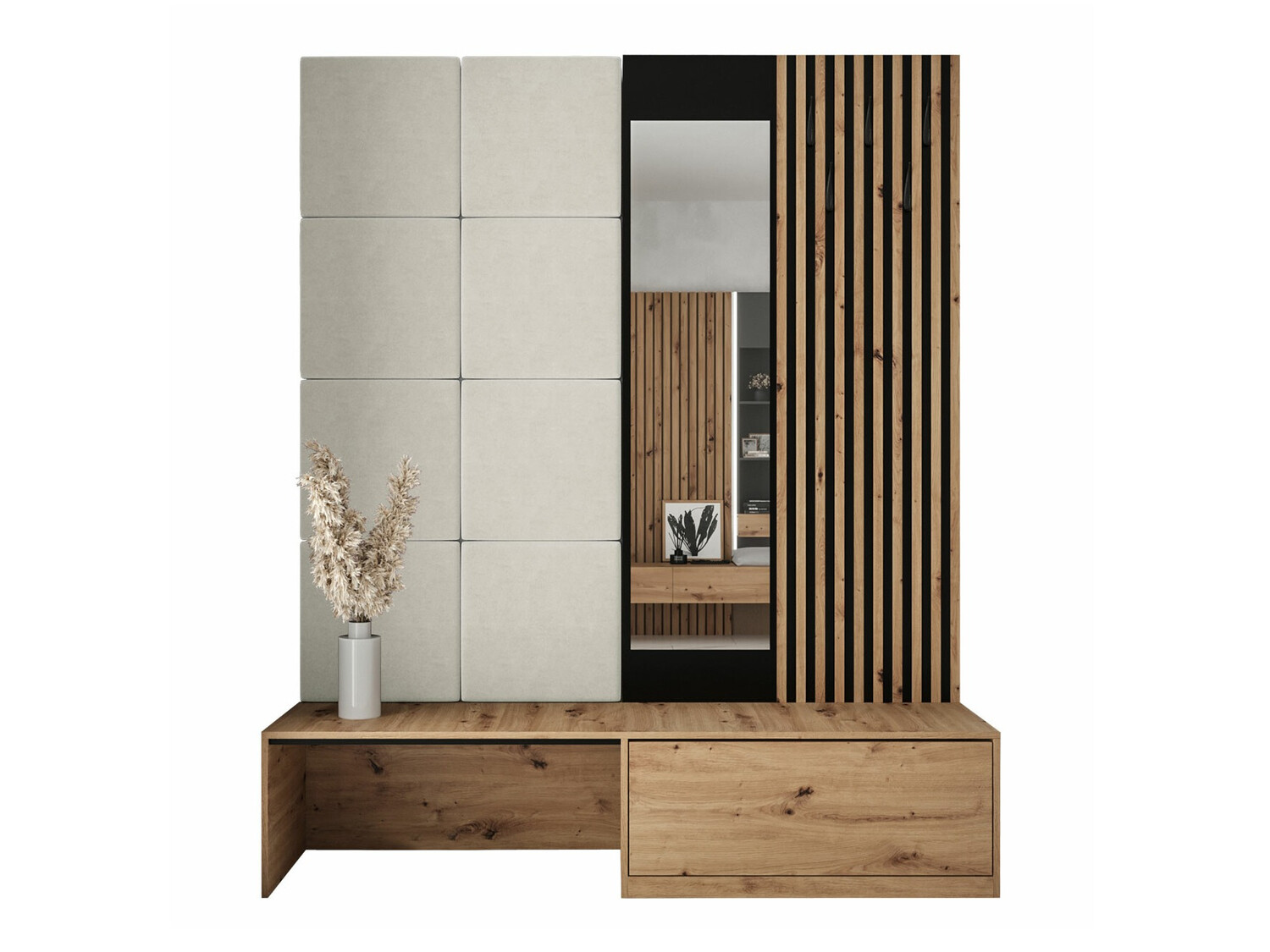 Set za hodnik Hartford 322 (Zanatski hrast + Manila 02)