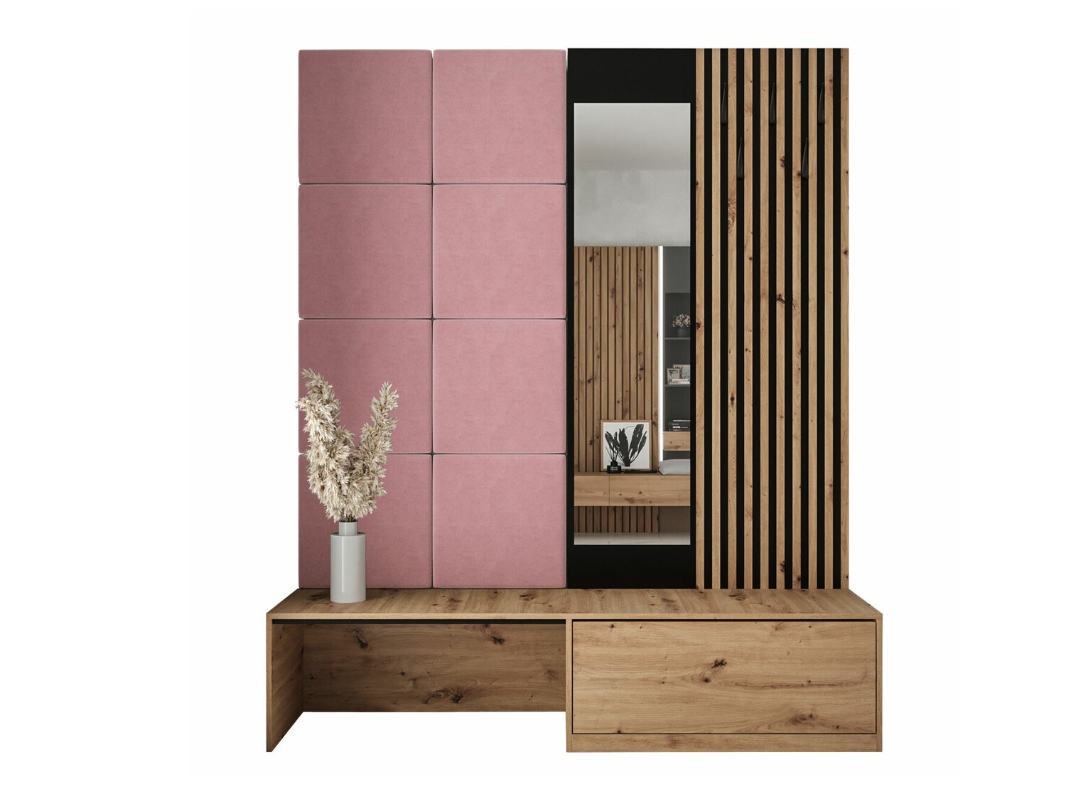 Set za hodnik Hartford 322 (Zanatski hrast + Manila 09)