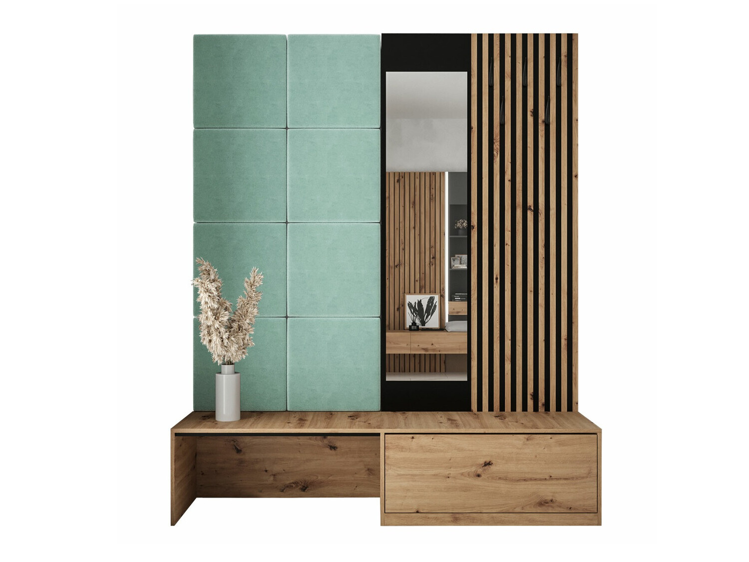 Set za hodnik Hartford 322 (Zanatski hrast + Manila 11)